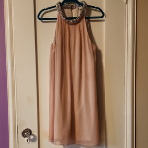 Diane Von Furstenberg Silver and Blue Beaded Accent